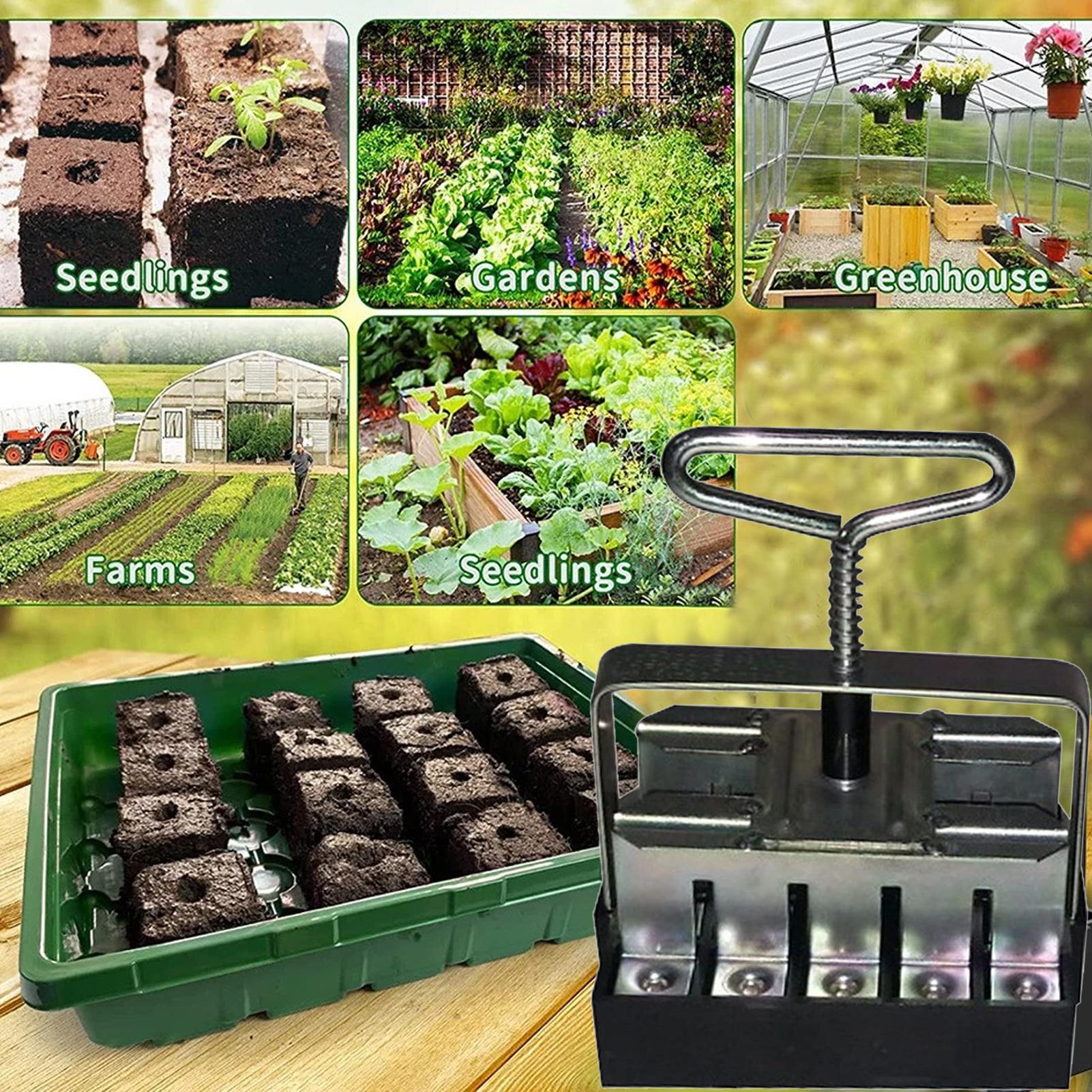 Soil Blocker Comfortable Handl - огляд і ціна Urban Farming Sustainability